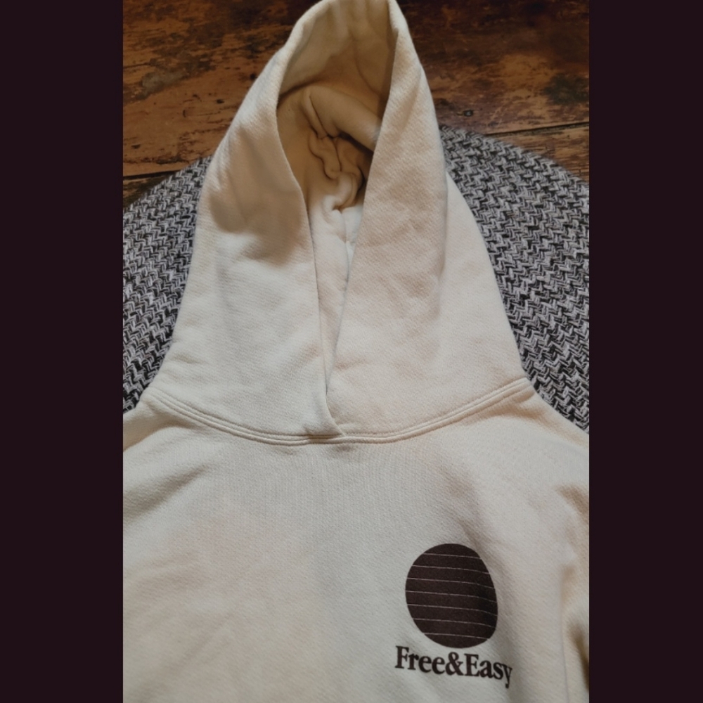 Free People Free & Easy Three Palms Hoodie Sweatshirt Dont Trip - Picture 13 of 16